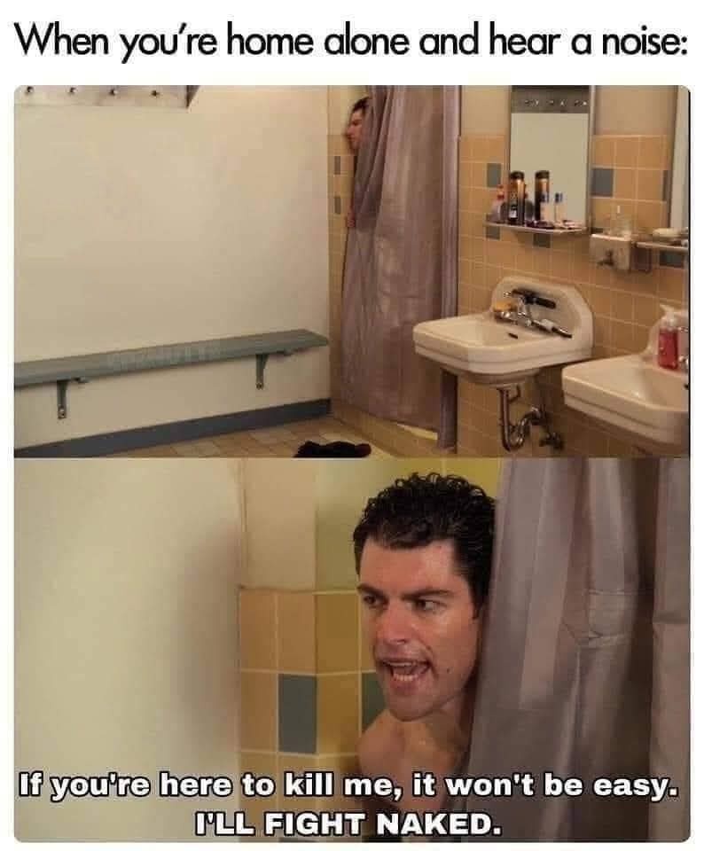 When your home alone