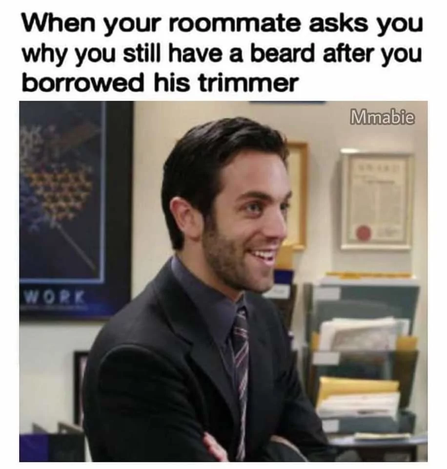 20 Beard Memes to Celebrate Facial Hair on World Beard Day 17 When your roommate ask you - Beard Memes