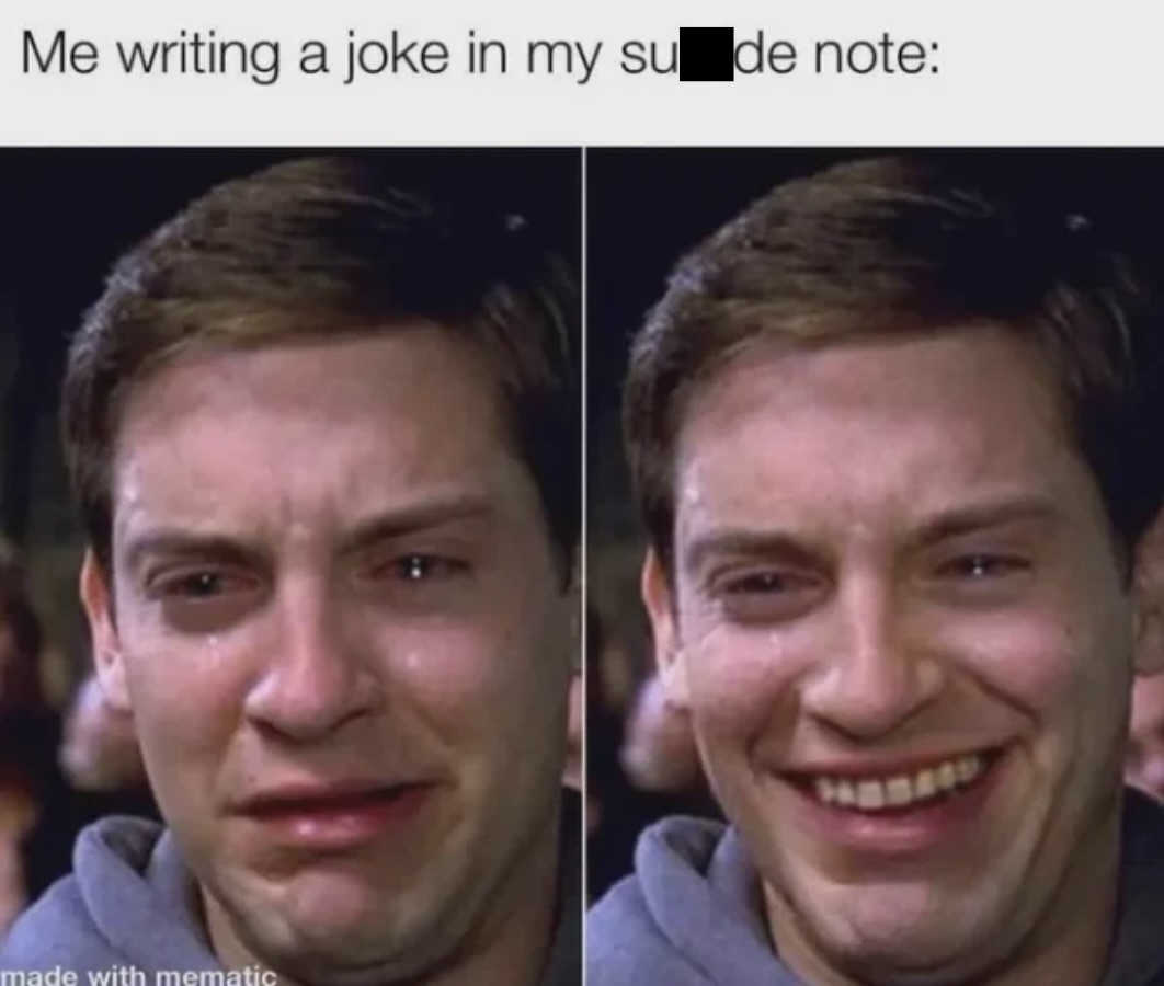 20 Memes That Mix Dark Humor with a Touch of Dirt 14 Writing a joke