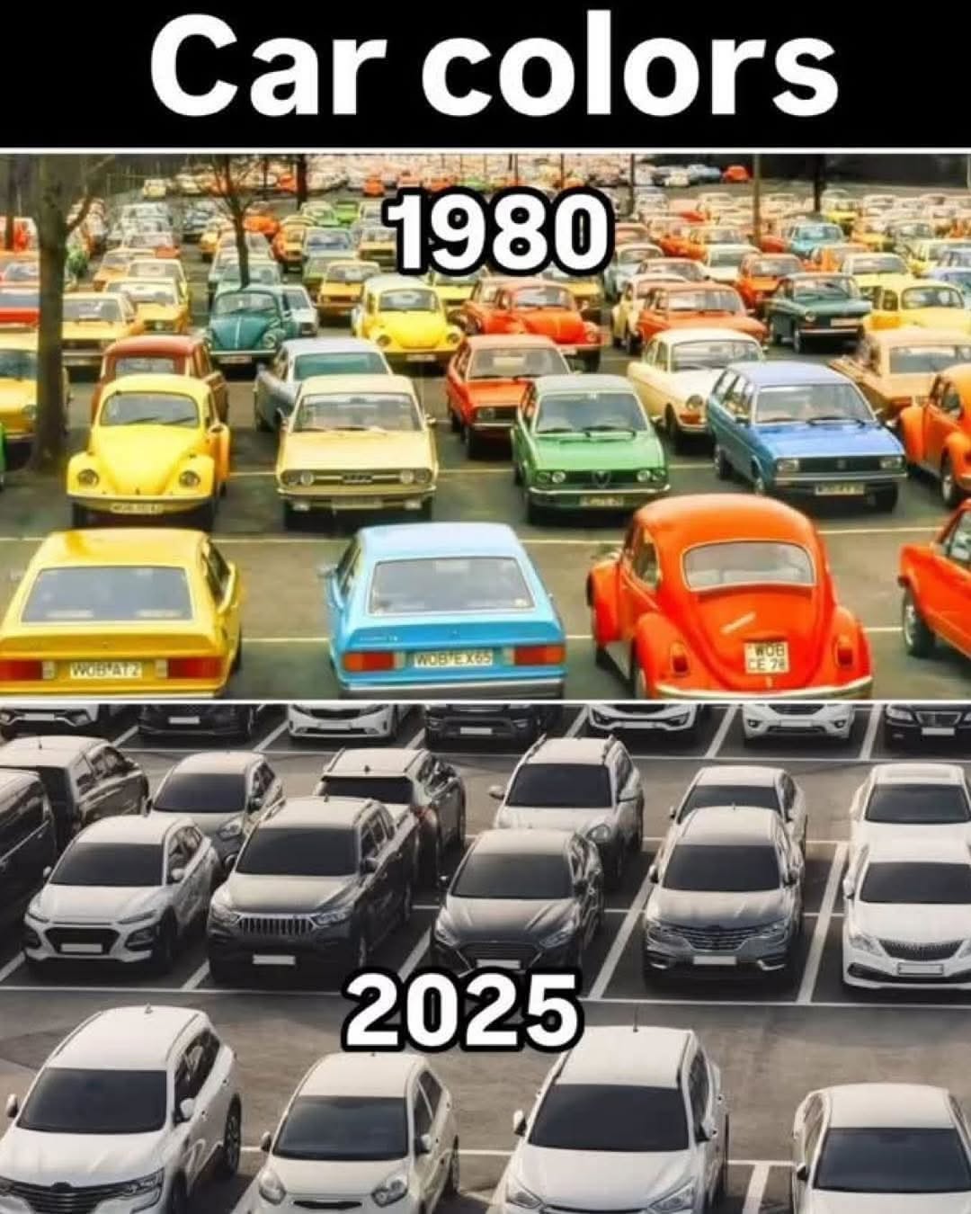 25 Classic Photos from the 70s and 80s That Will Take You Back in Time 23 car colors
