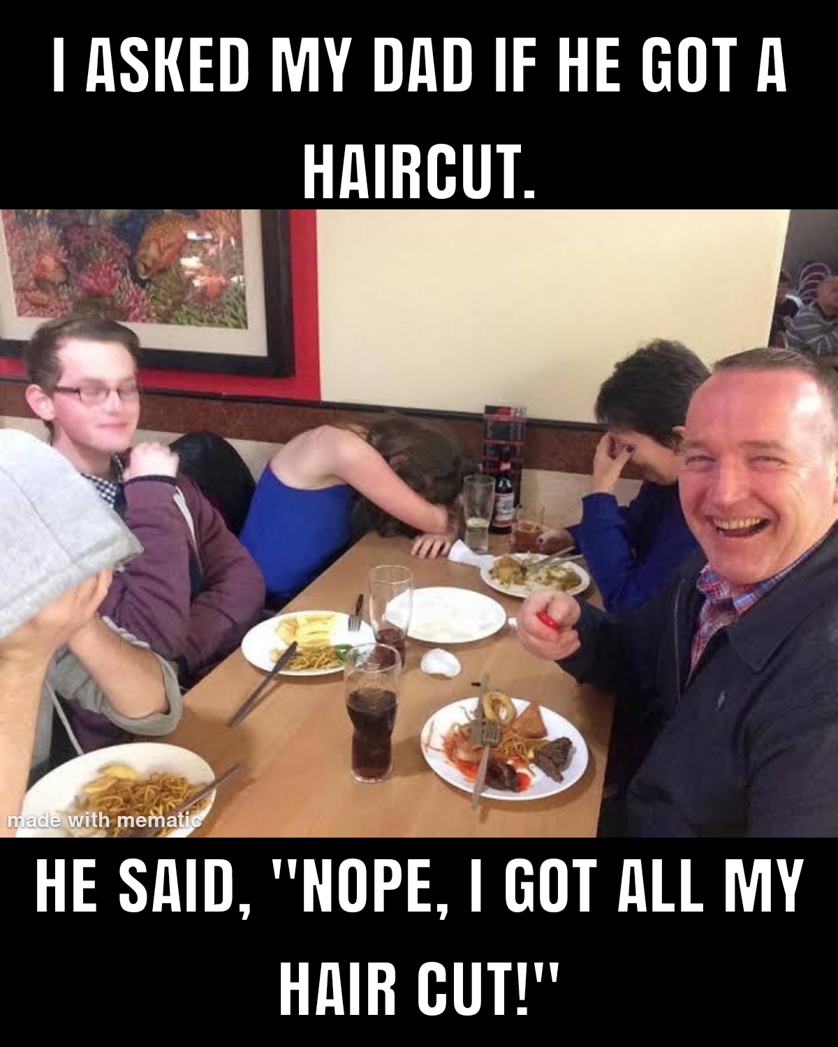 30 Bad Jokes That Are So Bad They're Actually Funny 28 dad got haircut