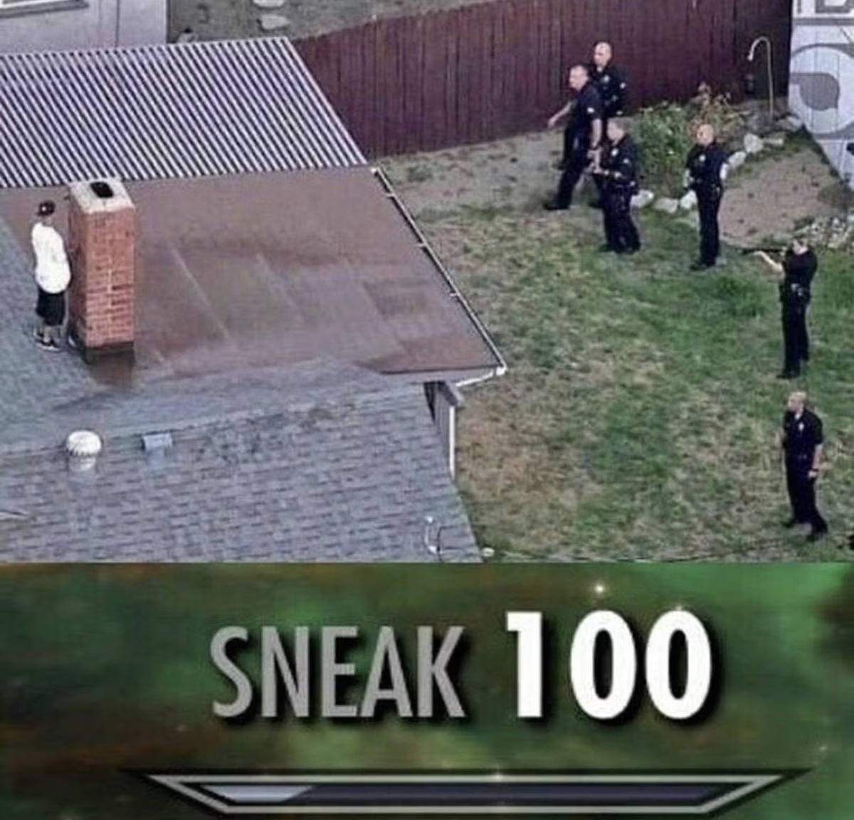 20 Sneak 100 Memes That Are Sneakily Hilarious 11 hiding behind chimney - Sneak 100 Memes