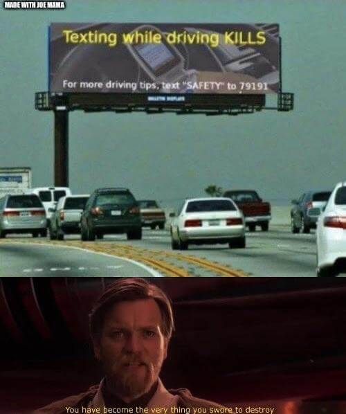 34 Ironic Memes That Show Life Isn't Always Picture Perfect! 15 Texting while driving
