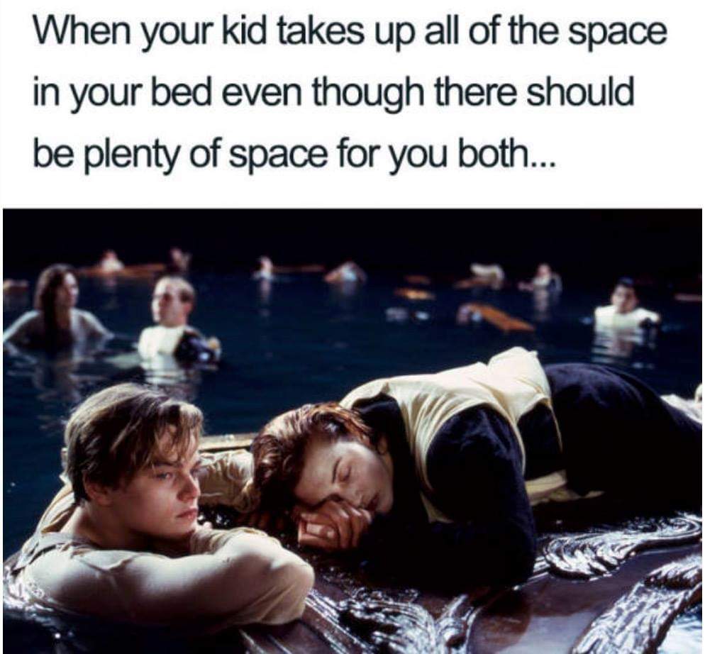 when kid takes up all the space
