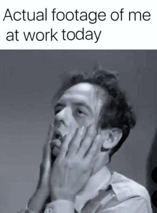 Actual footage of me