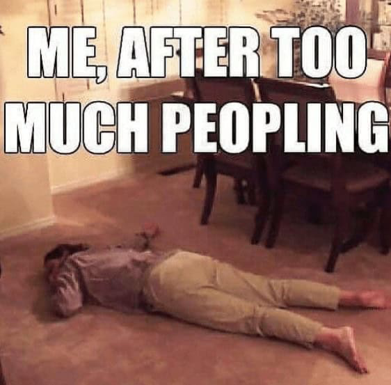 After too much peopling