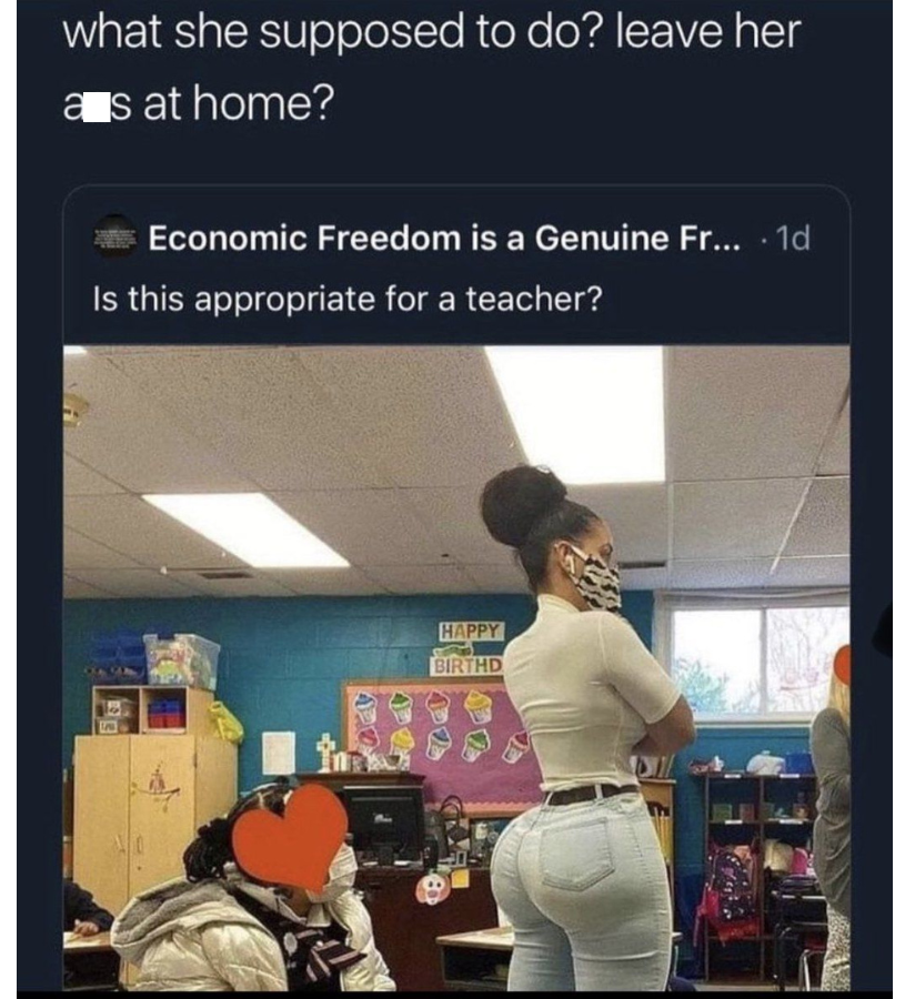 Appropriate for teacher