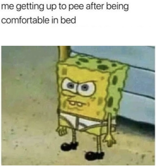 Getting up tp pee