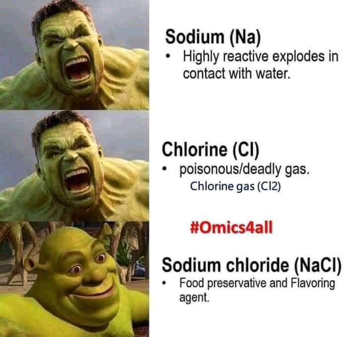 20 Science Humor Memes That Will Gravitate You Toward Laughter 9 Nacl - Science Humor Memes
