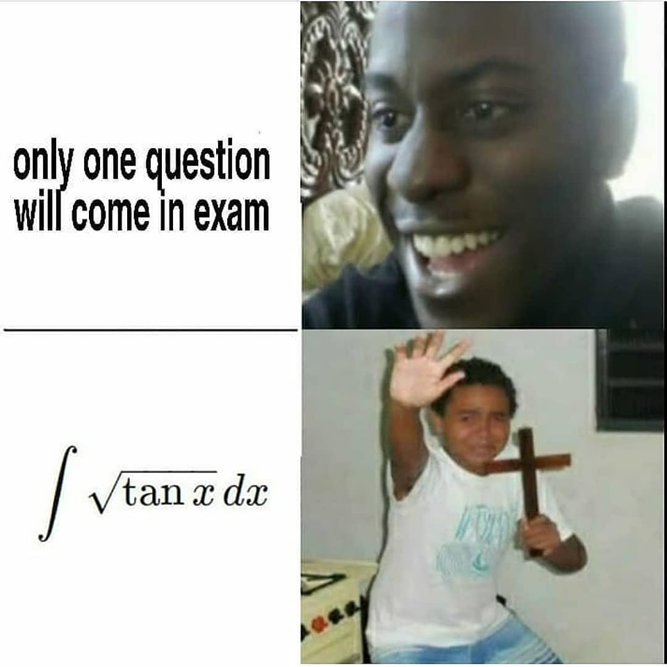 25 Mathematics Memes That’ll Multiply Your Laughter 24 Only one question will come