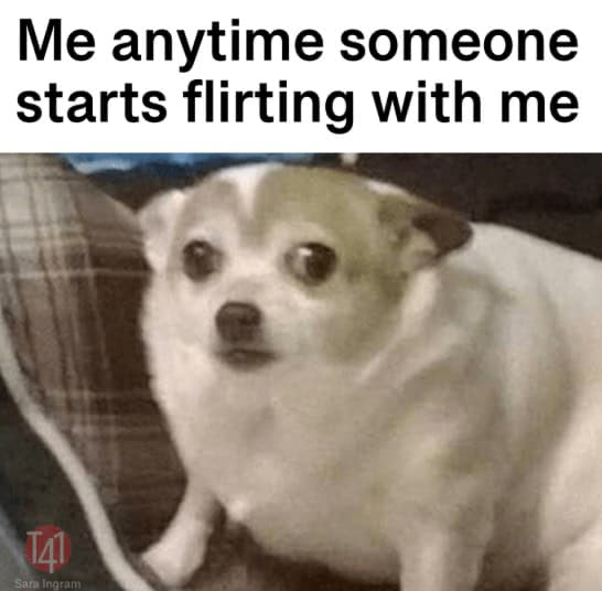 Someon starts fliting