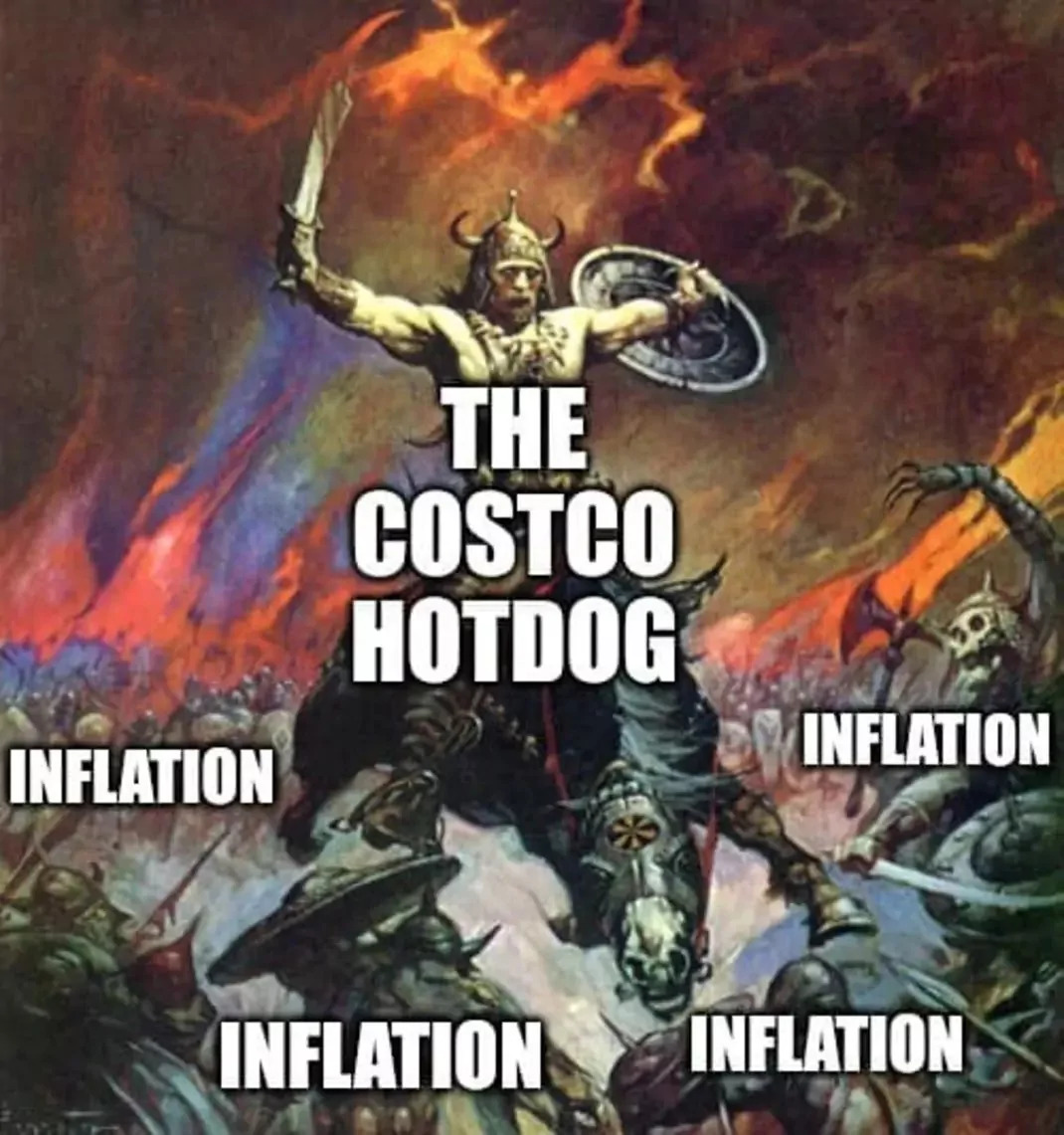 The costco hotdog