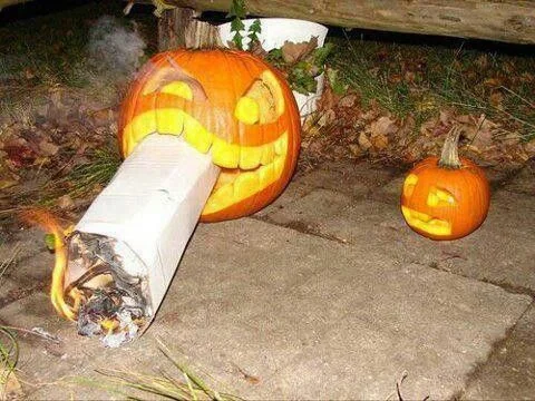 25 'Funny Pumpkin Carvings' for the Comedy of the Gourds 27 Uncropped image of pumpkin smo