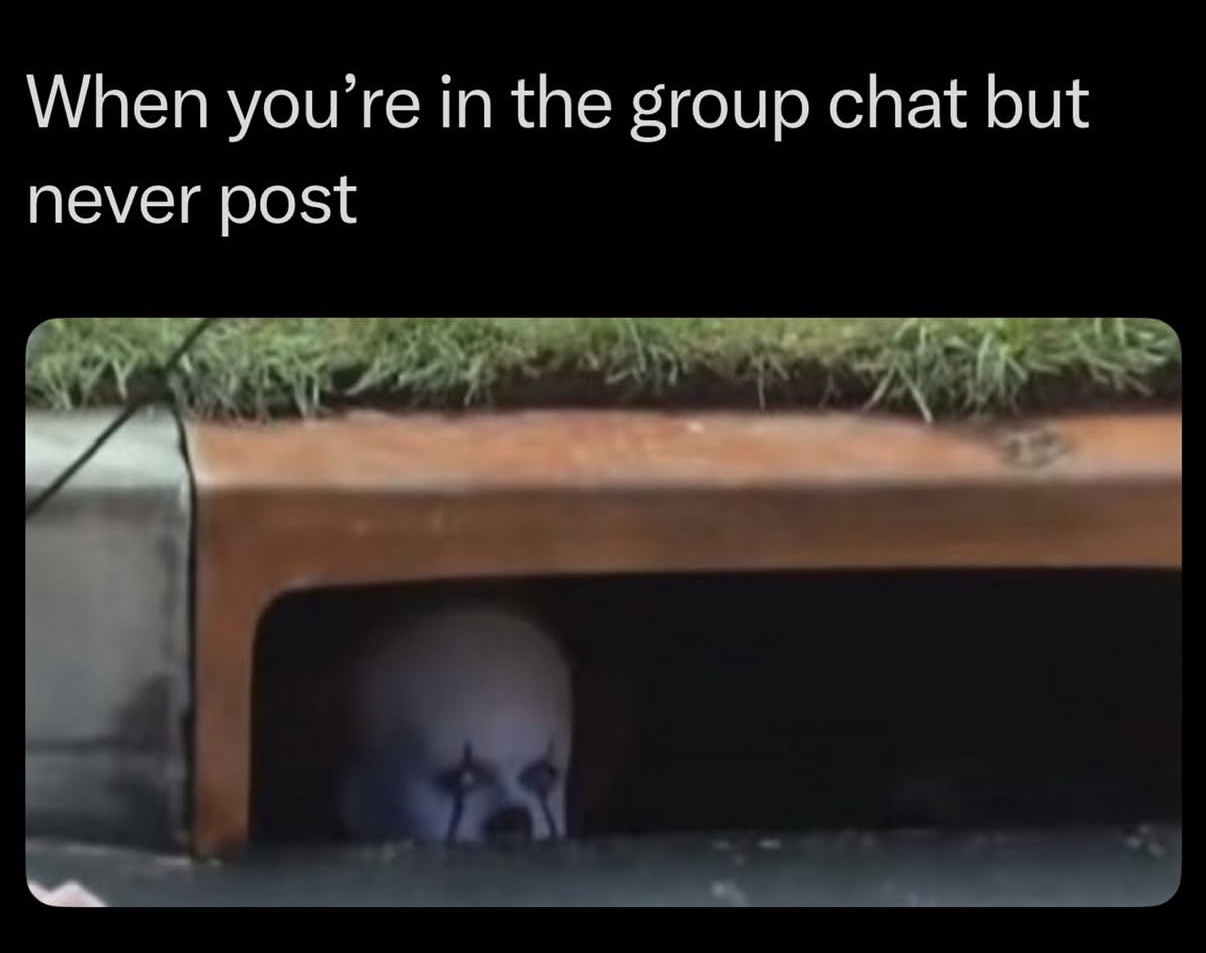 When youre in group chat