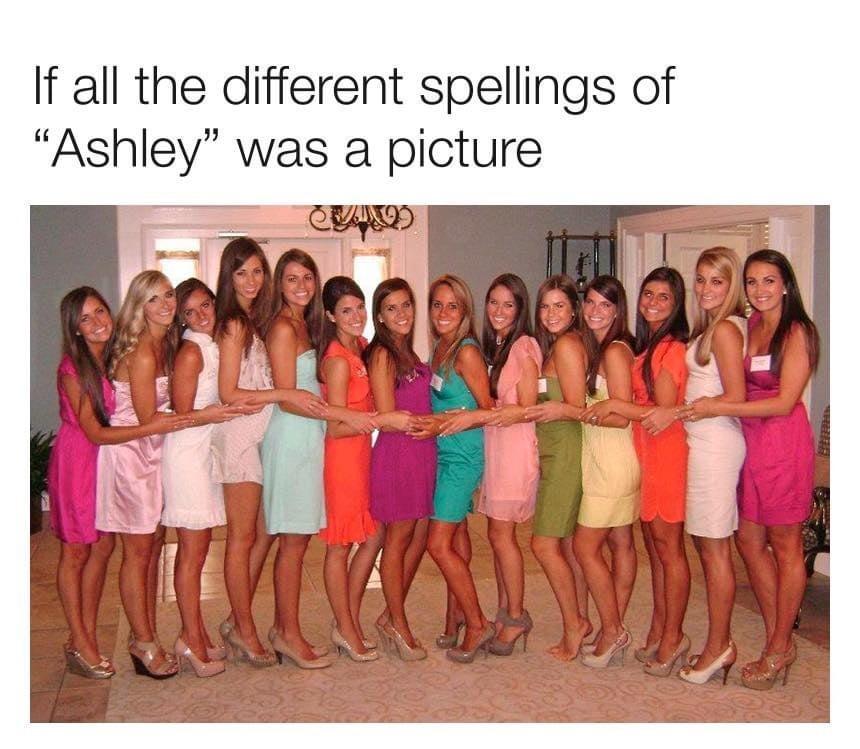 different spellings