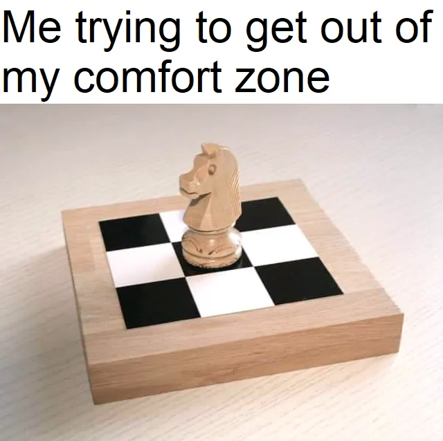 getting out of comfort zone