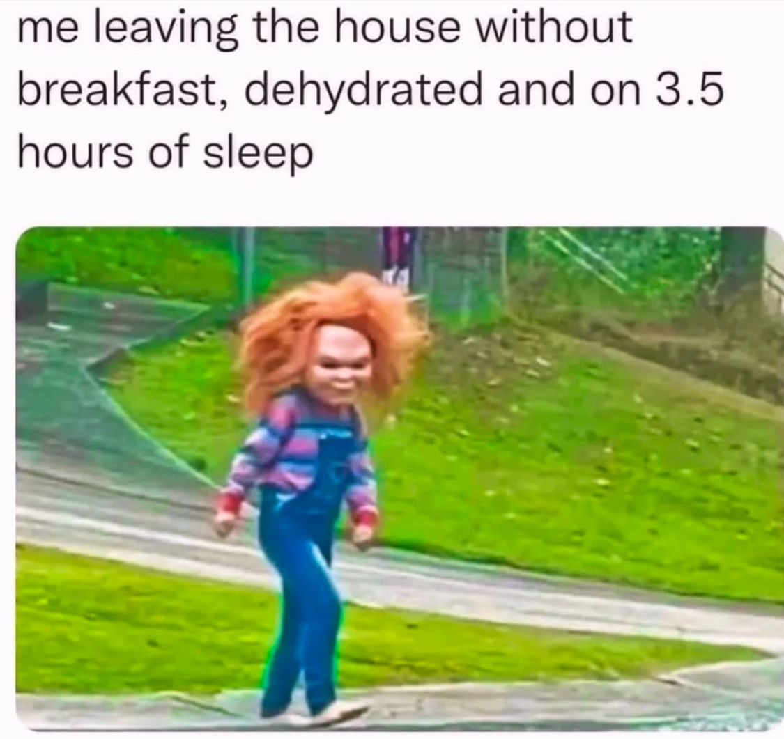 leaving the house