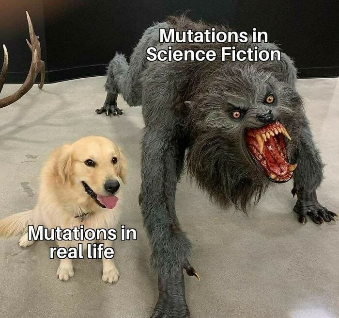 20 Science Humor Memes That Will Gravitate You Toward Laughter 8 mutations in ral life - Science Humor Memes