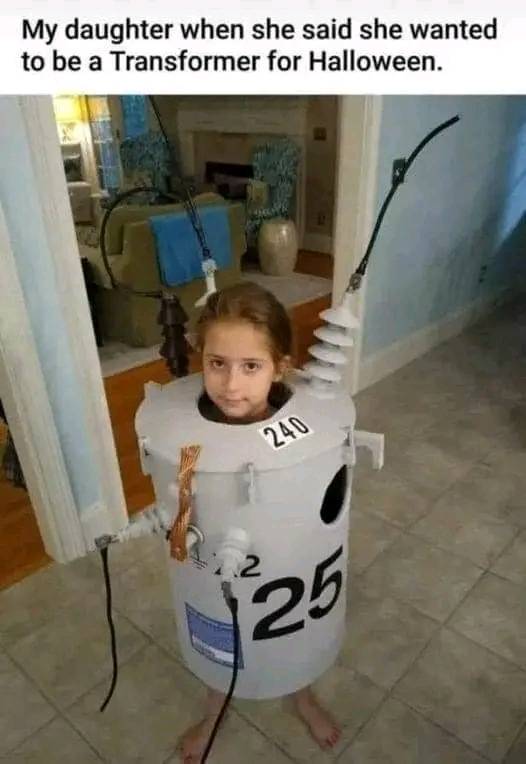 20 Science Humor Memes That Will Gravitate You Toward Laughter 16 transformer for halloween - Science Humor Memes
