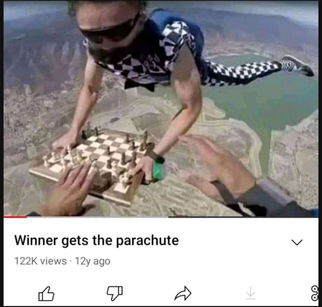 winner gets the parachute