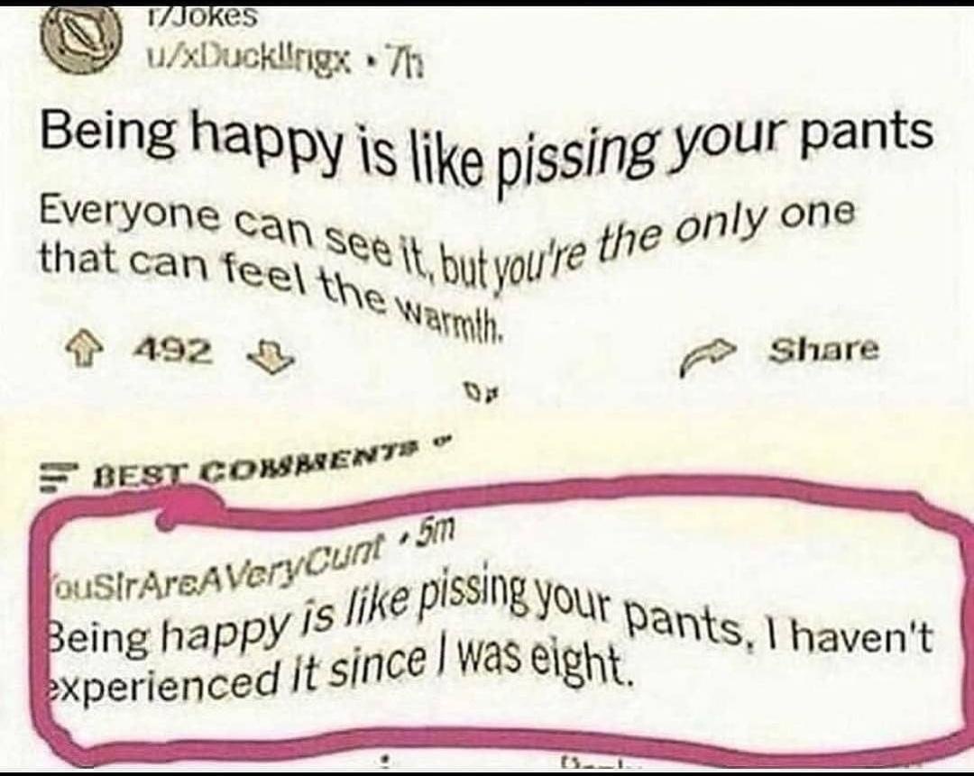 20 Pee Memes That’ll Break Your Bladder with Laughter 2 Being happy - Pee Memes