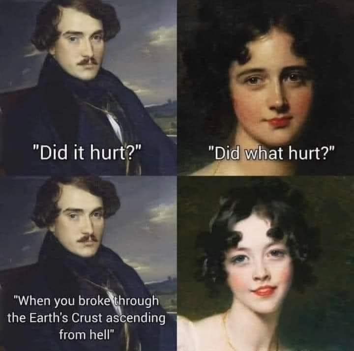 20 Clever Art Memes That Could Hang in a Museum of Humor 3 Did it hurt - Clever Art Memes