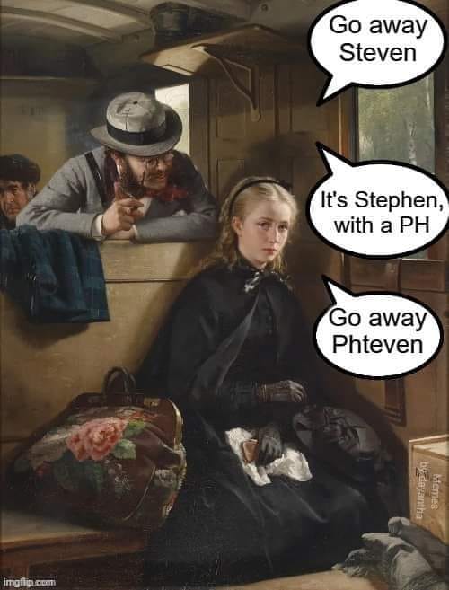 20 Clever Art Memes That Could Hang in a Museum of Humor 4 Go away steven - Clever Art Memes