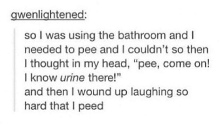 20 Pee Memes That’ll Break Your Bladder with Laughter 9 I was using the bathroom - Pee Memes