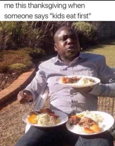 Kids eat first