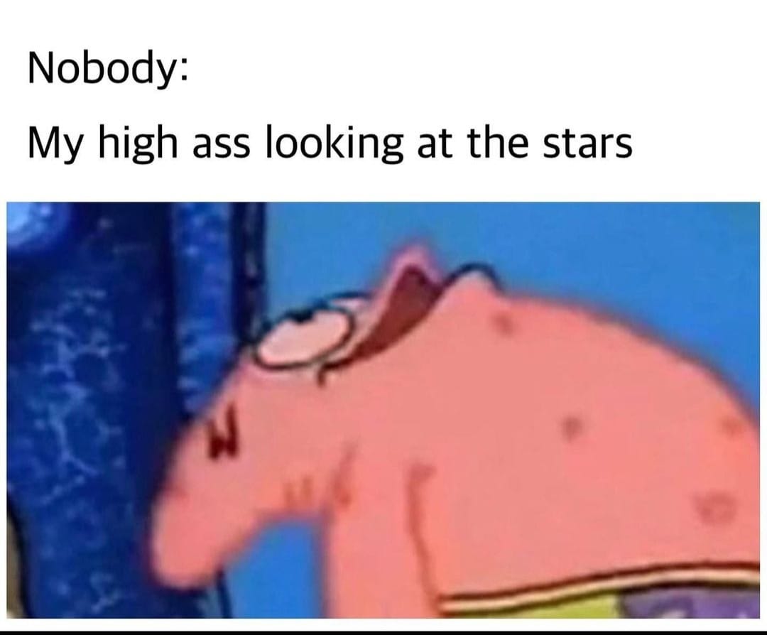 35 Hilarious Stoner Memes That Will Make Everyone Cough Up A Lung 7 Looking at the stars