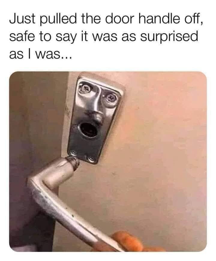 27 Must-See Memes Ideal for Casual Browsing 23 Pulled the door handle