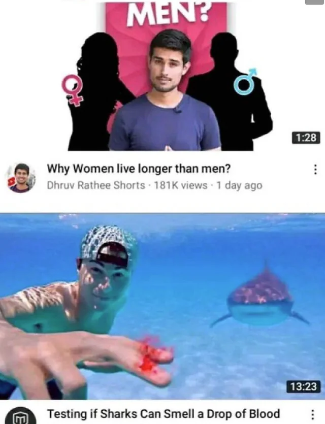 34 Epic “Why Women Live Longer Than Men Memes" 35 Testing if sharks can smell
