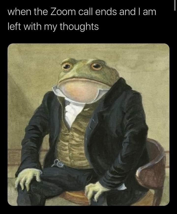 22 Memes to Distract You From Doing Anything Productive 19 When the zoom call ends