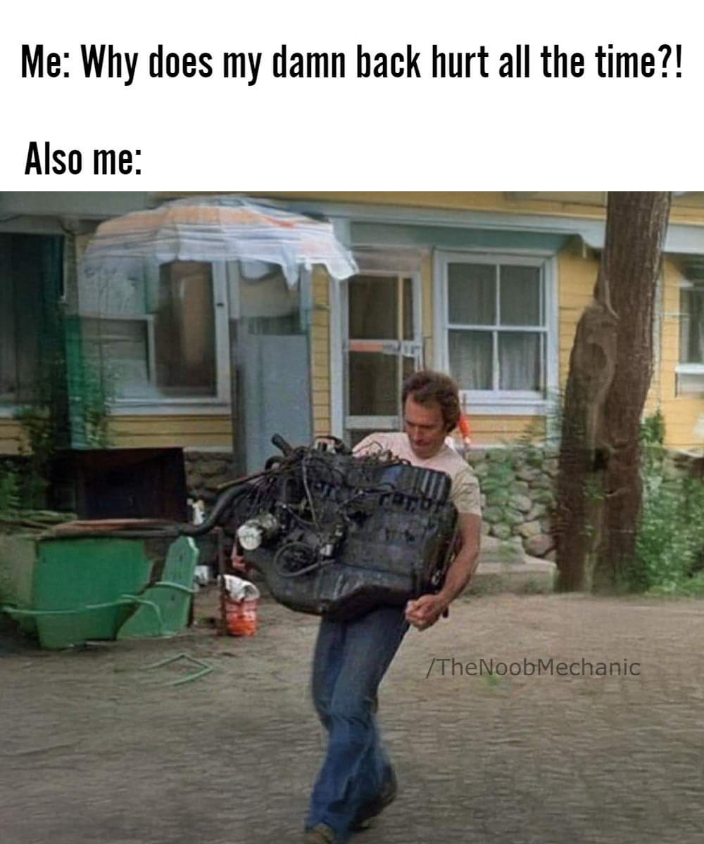 20 Car and Mechanic Memes That’ll Leave You in Tire-Screeching Laughter 2 back hrt - Car and Mechanic Memes