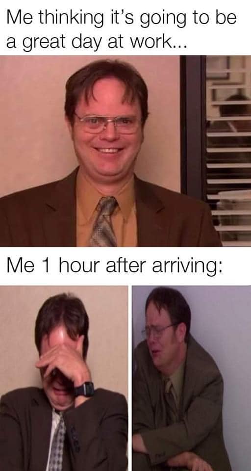 30 “The Office Memes" Even Michael Scott Would Approve Of 7 great day at work - The Office Memes