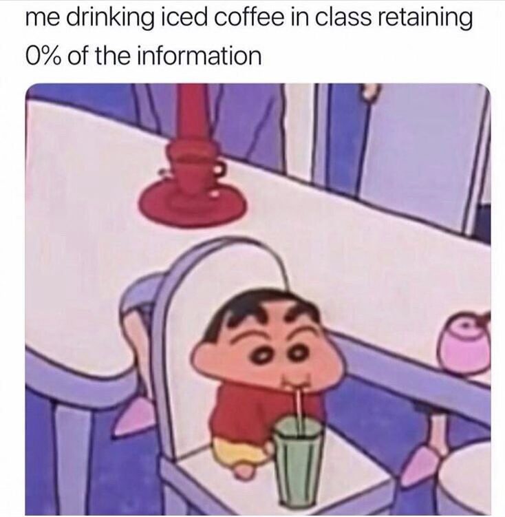 20 Memes So Relatable, It’s Scary (But Also Funny) 4 Drinking iced coffee