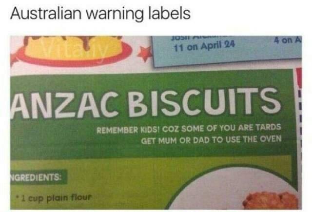 26 Memes That’ll Drag You into a Rabbit Hole of Laughter 3 Australian warning labels