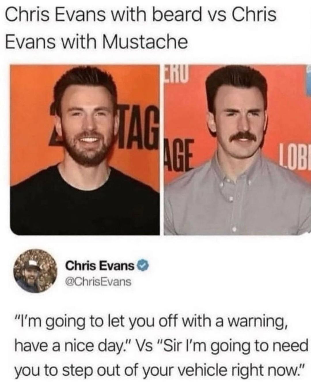 20 Memes That Might Be Deep… or Just Dumb 2 Chris evans with beard