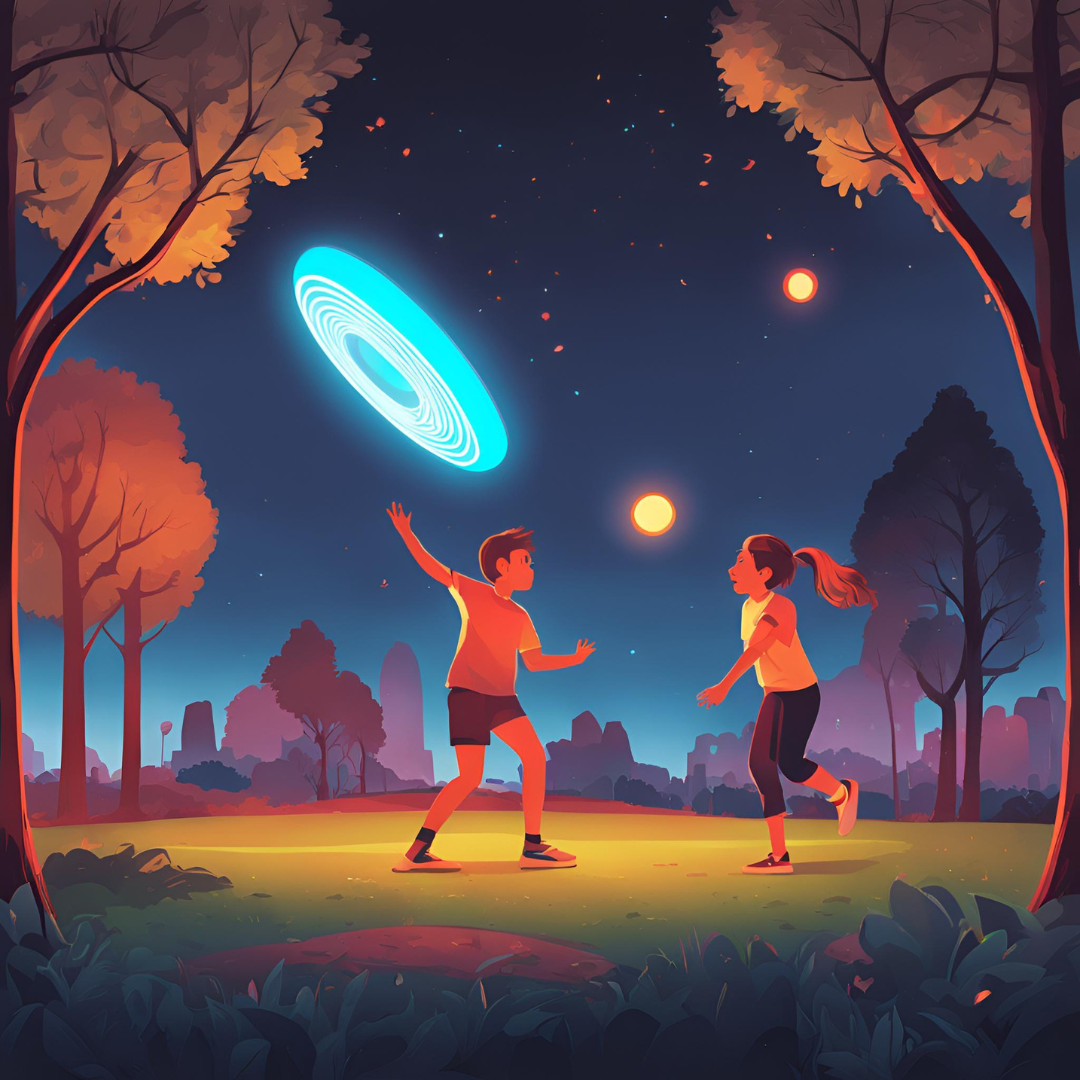 Why Everyone’s Obsessed with This 36-LED Flying Disc That Glows in 1 Million Colors! 1 Flying Disc 2 - FG