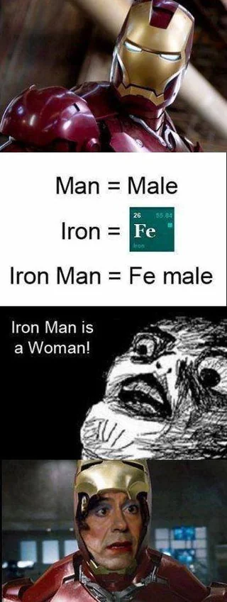 Iron man is female