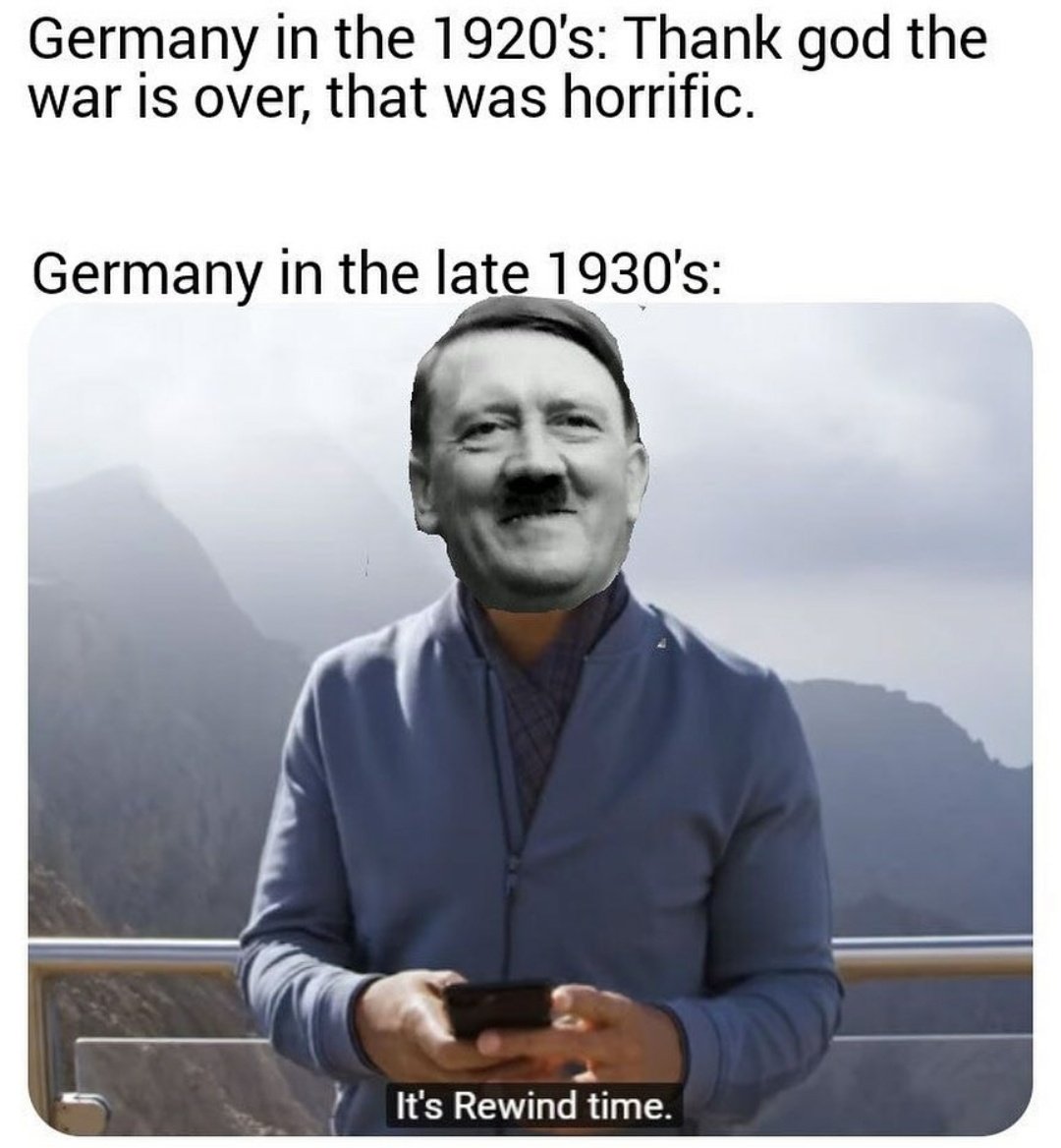 Thank god the war is over