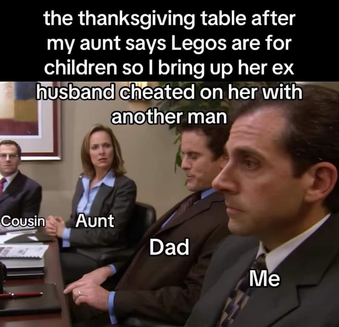 20 Memes for When You’re Too Tired to Make Sense of Anything 13 The thanksgiving table