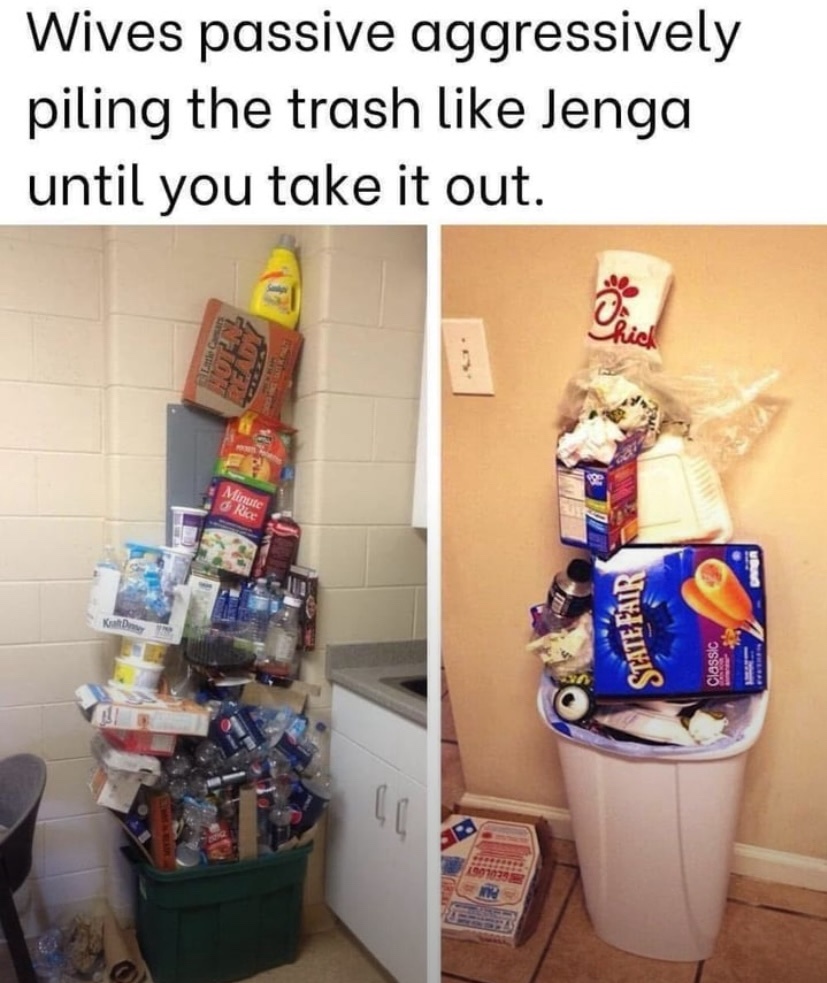 20 Memes That Are the Perfect Mix of Dumb and Brilliant 15 Trash like jenga