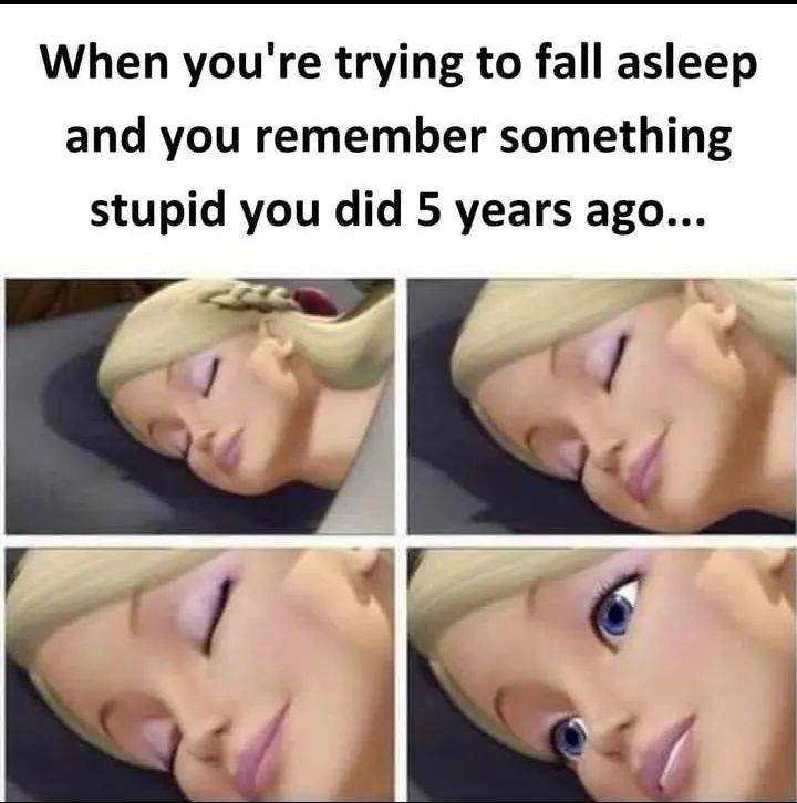 20 Memes You’ll Regret Not Clicking On 18 When youre trying to fall asleep