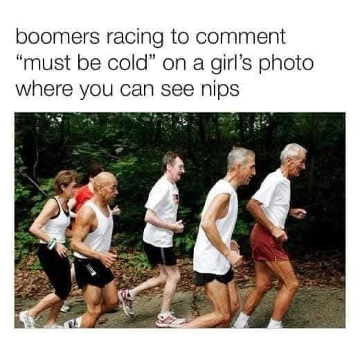 20 Memes That Are the Answer to a Question Nobody Asked 1 boomers racing to commnet