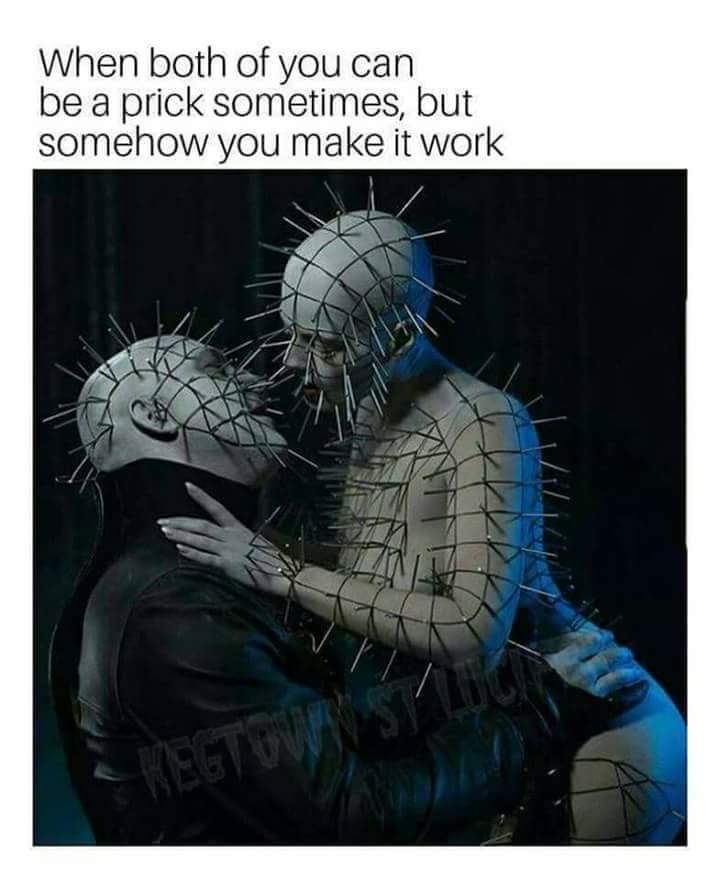 both of you can be a prick