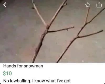 20 Memes That’ll Make Your Stomach Hurt (From Laughing, Not Tacos) 4 hands for snowman