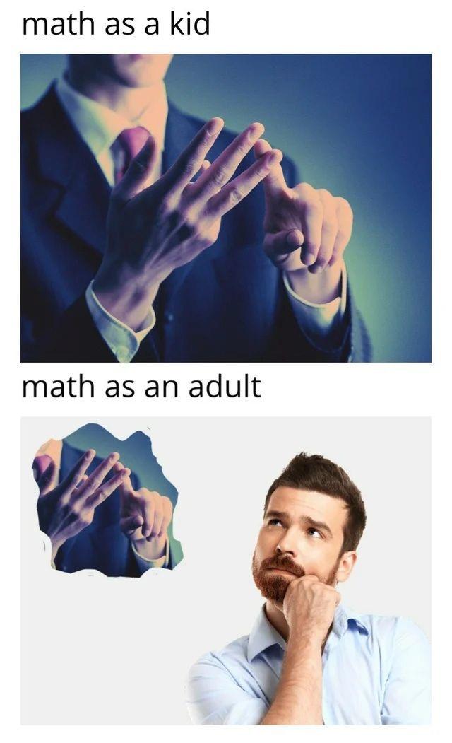math as an adult