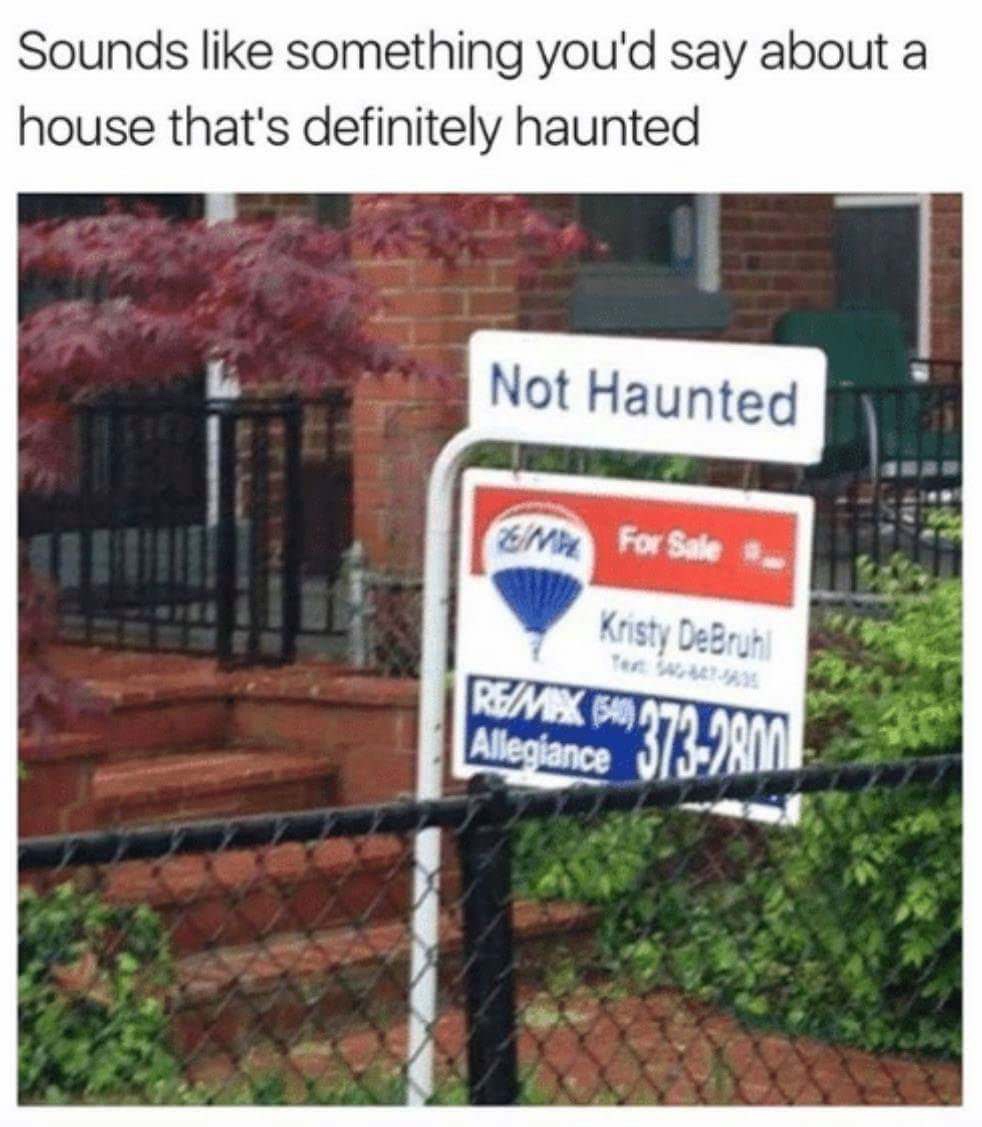 25 Memes That Are the Answer to a Question Nobody Asked 22 not haunted