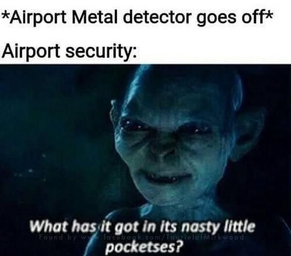 25 Dank Memes That Unlock Forbidden Laughter 22 Airport metal detector